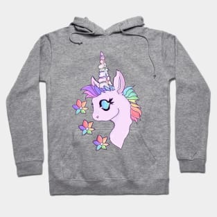 Rainbow Unicorn Design Hoodie